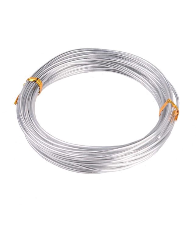 Проволока из анодированного алюминия 1мм, 1.5мм, 2мм.*5 метров