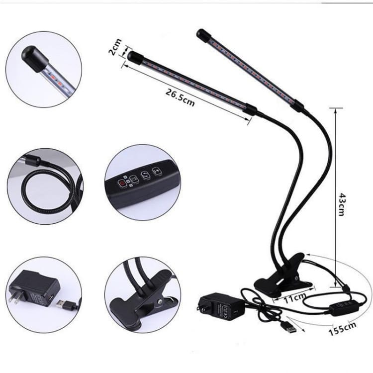 Фитолампа Axsure двойная