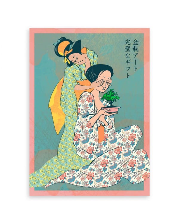 Открытка "Две Японки"