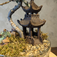 Бонсай композиция "Храм Тишины" 40 см Бонсай композиция "Храм Тишины" 40 см