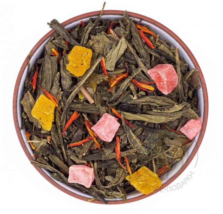 Чай зеленый "Клубника-Колада"