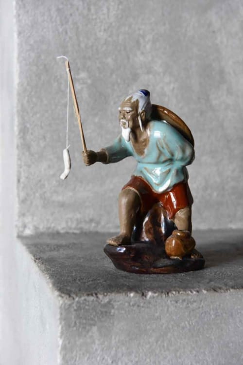 Статуэтка-«Японский рыбак».