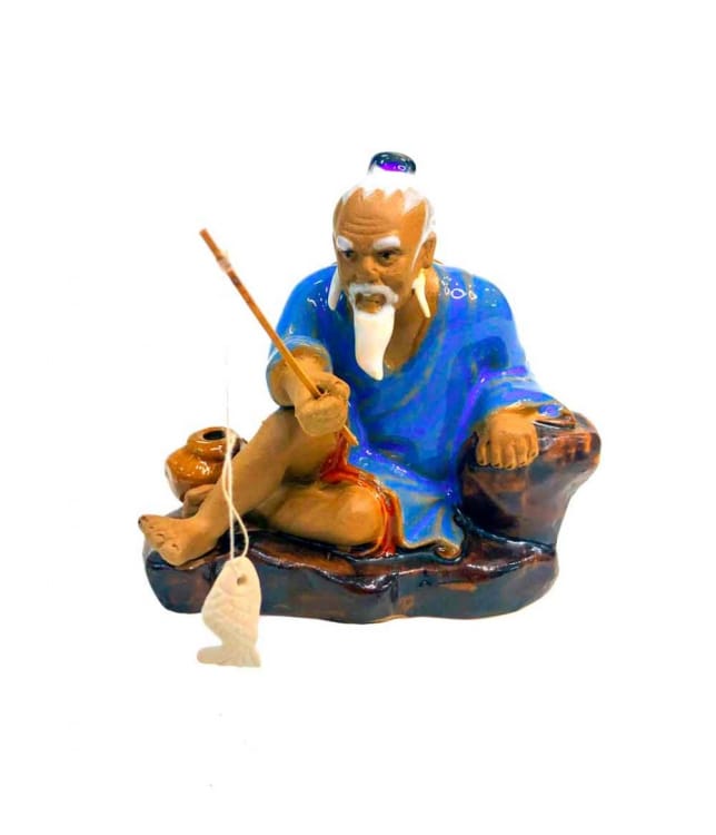 Статуэтка-«Японский рыбак». Статуэтка-«Японский рыбак».