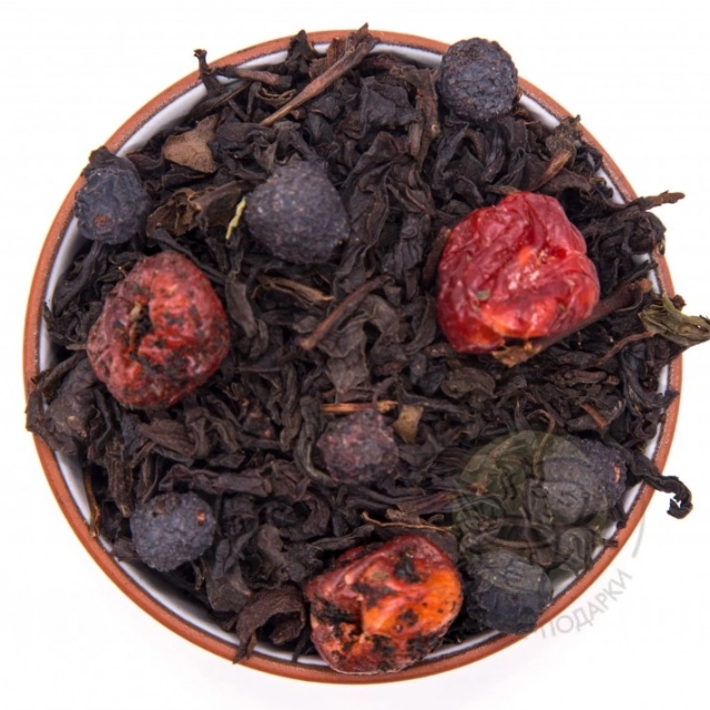 Чай Чёрный - Дикая Вишня с Ягодой