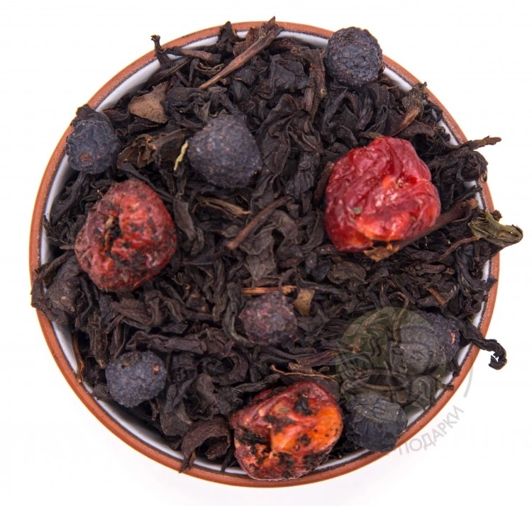 Чай Чёрный - Дикая Вишня с Ягодой