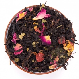 Чай Чёрный - Клубника со Сливками