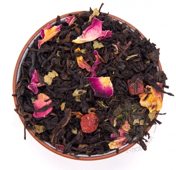 Чай Чёрный - Клубника со Сливками