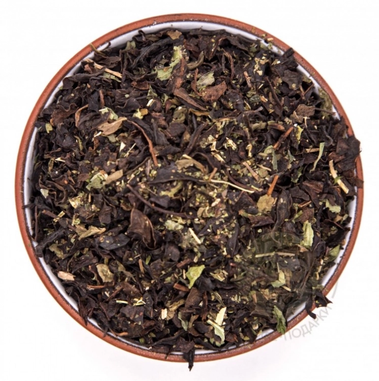 Чай Чёрный - Мелисса и Мята